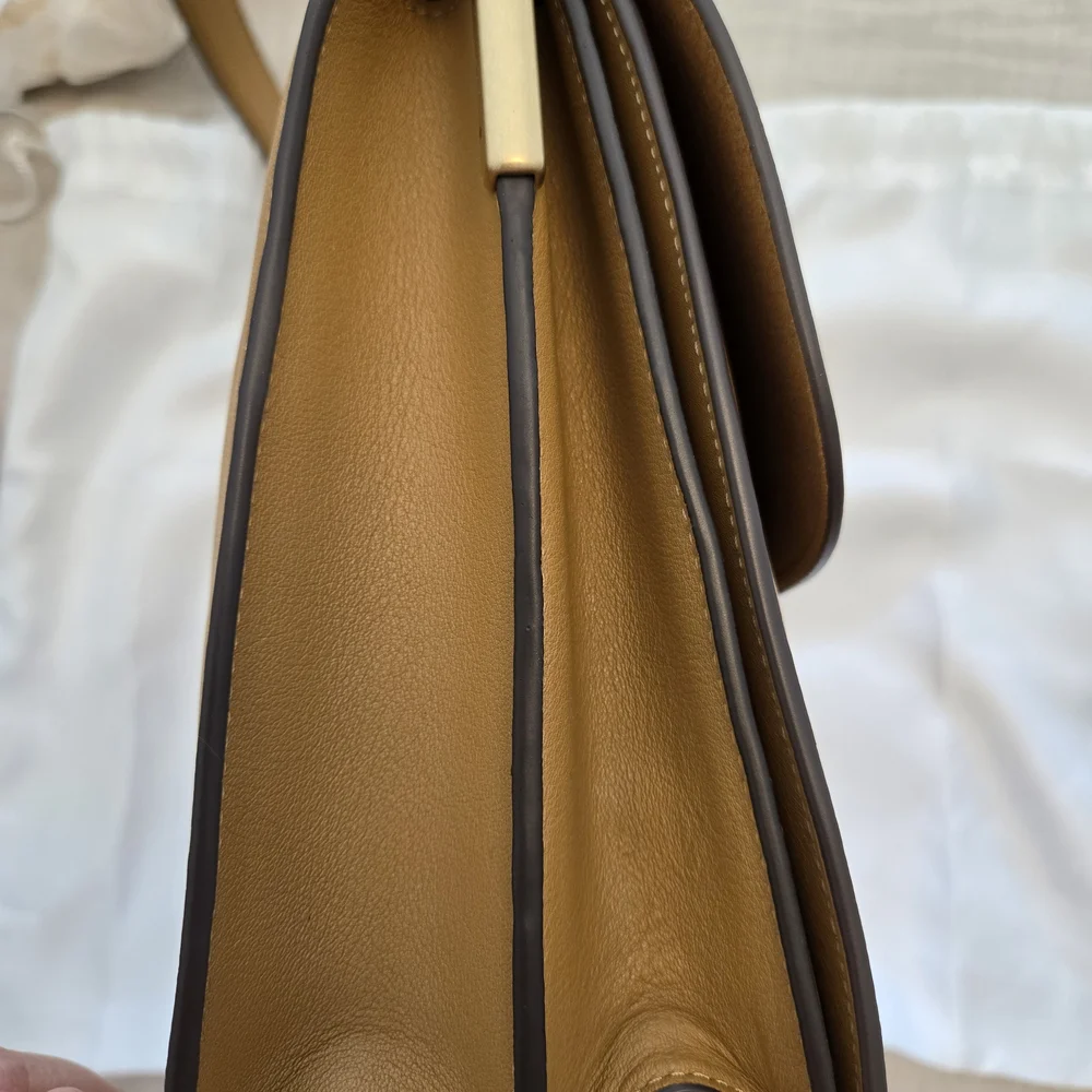 SOLD - Coach Chain Tabby 30 In Honey Brown - Picture 5 of 8